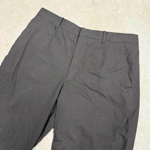 Dolce & Gabanna Dress Pants Stretch Black Wool Trousers Made in Italy 34x29 - Picture 2 of 9